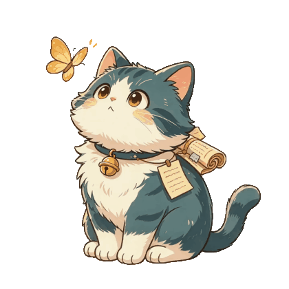 开心的猫咪